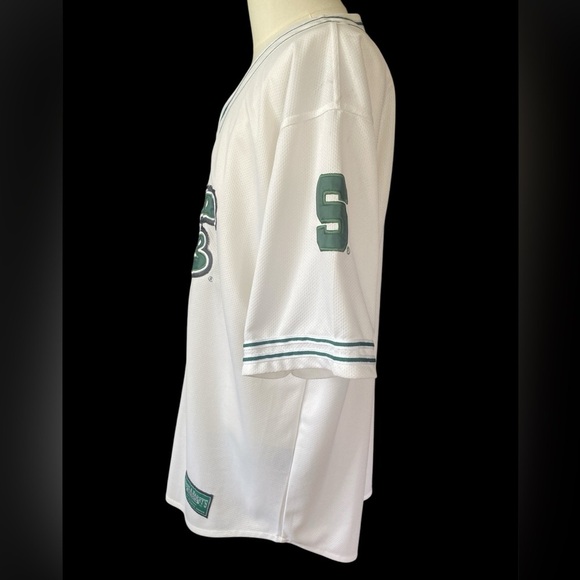 White and Green Michigan State Jersey SZ XLrg - Picture 4 of 8